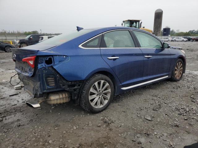 5NPE34AF0GH361054 - 2016 HYUNDAI SONATA SPORT BLUE photo 3