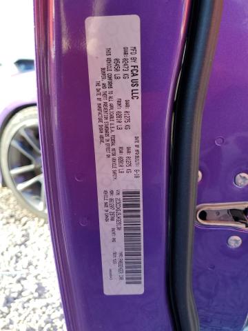 2C3CDXGJ9JH329130 - 2018 DODGE CHARGER R/T 392 PURPLE photo 12