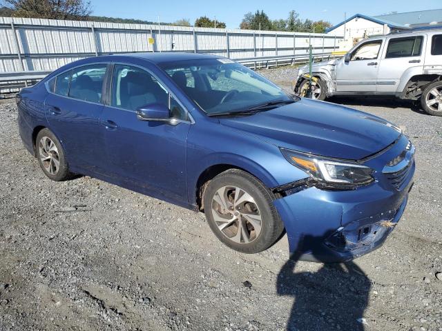 4S3BWAC69L3010672 - 2020 SUBARU LEGACY PREMIUM BLUE photo 4