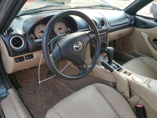 JM1NB353130304835 - 2003 MAZDA MX-5 MIATA BASE GREEN photo 8