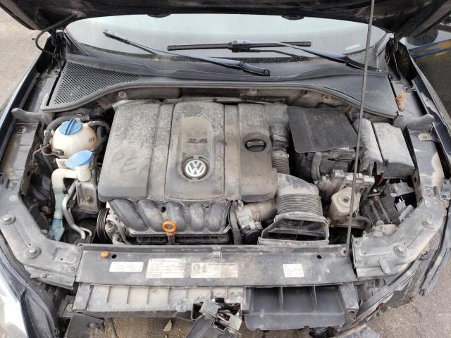 1VWAP7A33CC070707 - 2012 VOLKSWAGEN PASSAT S BLACK photo 11