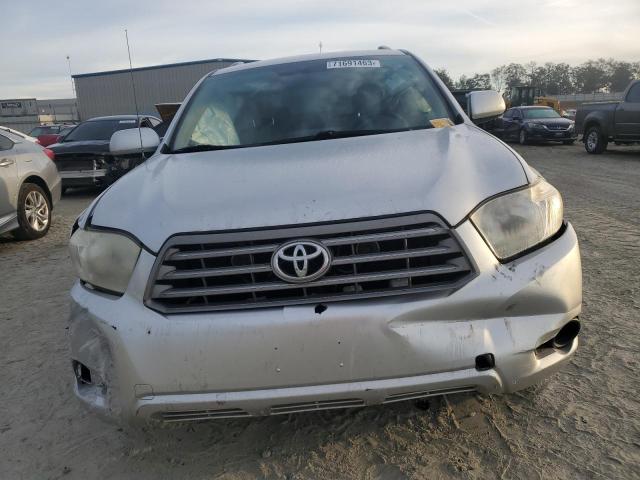 JTEZK3EH0A2105317 - 2010 TOYOTA HIGHLANDER SILVER photo 5