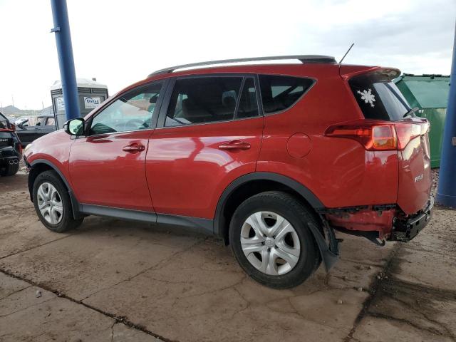 2T3BFREV2DW110856 - 2013 TOYOTA RAV4 LE 红色 照片 2