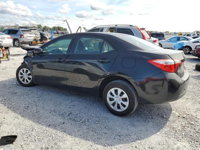 2T1BURHE6FC388528 - 2015 TOYOTA COROLLA L BLACK photo 2