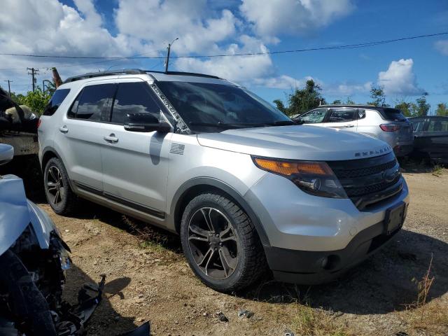 1FM5K8GT9FGB00267 - 2015 FORD EXPLORER SPORT SILVER photo 4