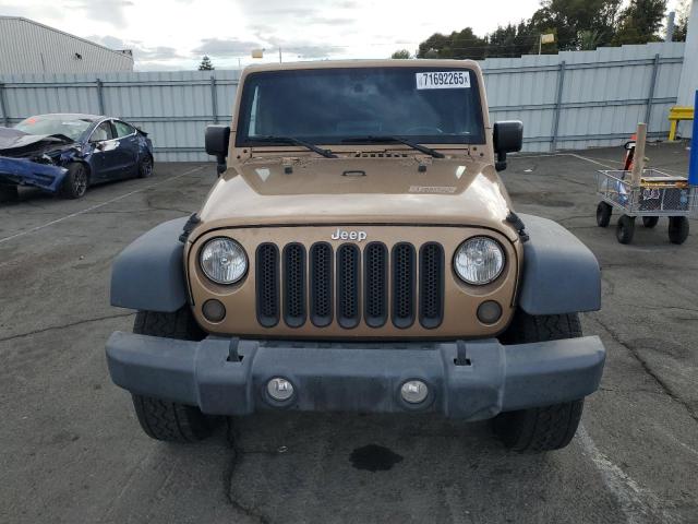 1C4BJWDG7FL605706 - 2015 JEEP WRANGLER U SPORT BROWN photo 5