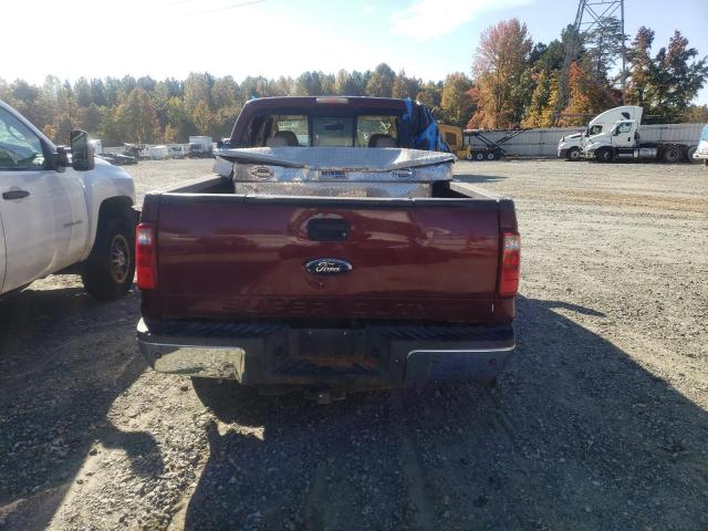 1FTSW21R88EC04379 - 2008 FORD F250 SUPER DUTY MAROON photo 6