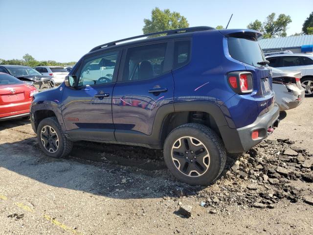 ZACCJBCBXHPF96159 - 2017 JEEP RENEGADE TRAILHAWK BLUE photo 2