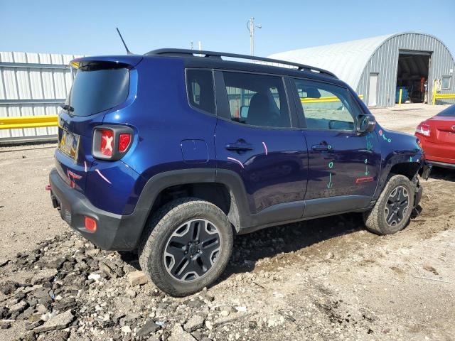 ZACCJBCBXHPF96159 - 2017 JEEP RENEGADE TRAILHAWK BLUE photo 3