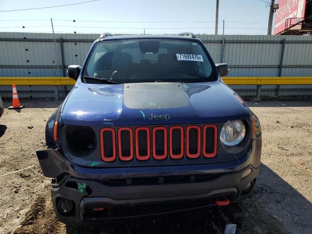 ZACCJBCBXHPF96159 - 2017 JEEP RENEGADE TRAILHAWK BLUE photo 5