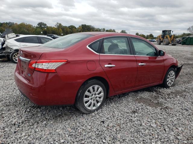 3N1AB7AP0EL635218 - 2014 NISSAN SENTRA S RED photo 3