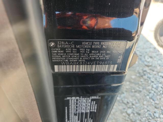 WBABK8324VET96973 - 1997 BMW 328 IC AUTOMATIC BLACK photo 13