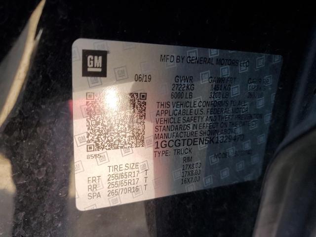 1GCGTDEN5K1329470 - 2019 CHEVROLET COLORADO Z71 BLACK photo 14