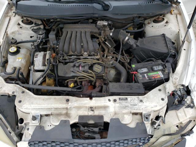 1FAFP52262A175387 - 2002 FORD TAURUS LX WHITE photo 11