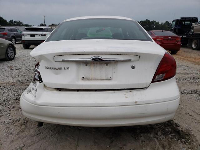 1FAFP52262A175387 - 2002 FORD TAURUS LX WHITE photo 6