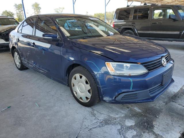 3VWDP7AJ4CM330350 - 2012 VOLKSWAGEN JETTA SE BLUE photo 4