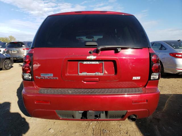 1GNET13H782163661 - 2008 CHEVROLET TRAILBLAZE SS RED photo 6