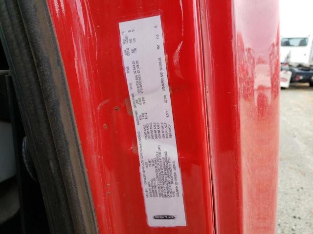 3AKJHHDR3MSMA5402 - 2021 FREIGHTLINER CASCADIA 1 RED photo 10