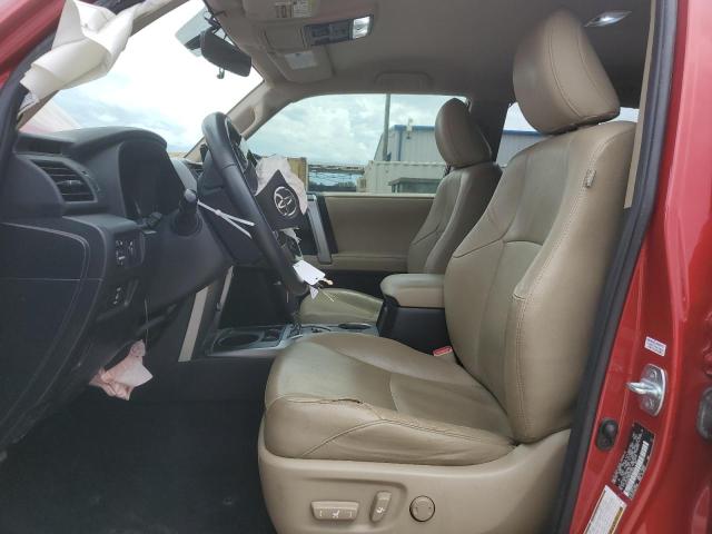 JTEZU5JR3E5073536 - 2014 TOYOTA 4RUNNER SR5 Қызыл фото 7