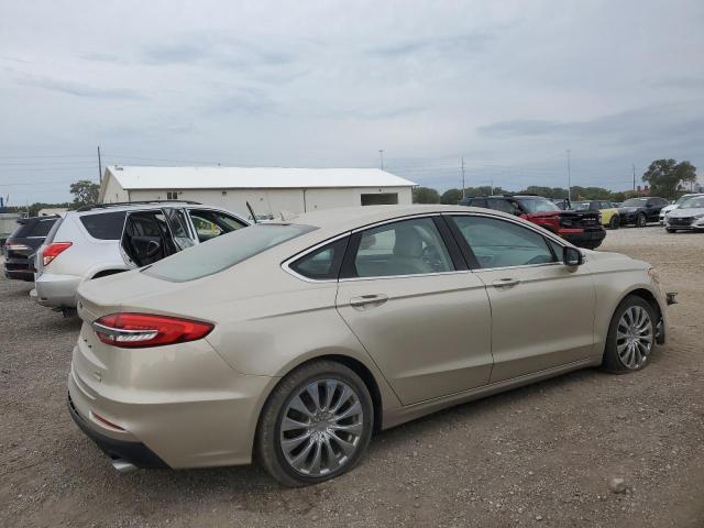3FA6P0CD5KR153647 - 2019 FORD FUSION SEL 金色 照片 3