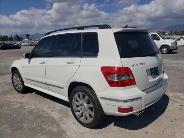 WDCGG5GBXBF606558 - 2011 MERCEDES-BENZ GLK 350 WHITE photo 2