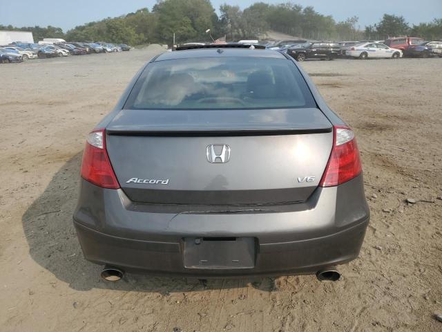 1HGCS22809A005357 - 2009 HONDA ACCORD EXL GRAY photo 6