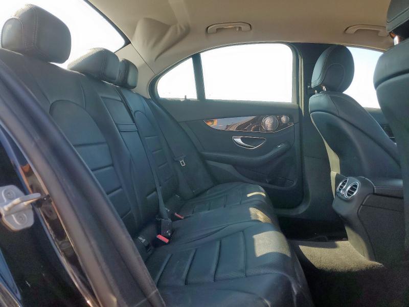 55SWF4KB8GU110917 - 2016 MERCEDES-BENZ C 300 4MATIC BLACK photo 10