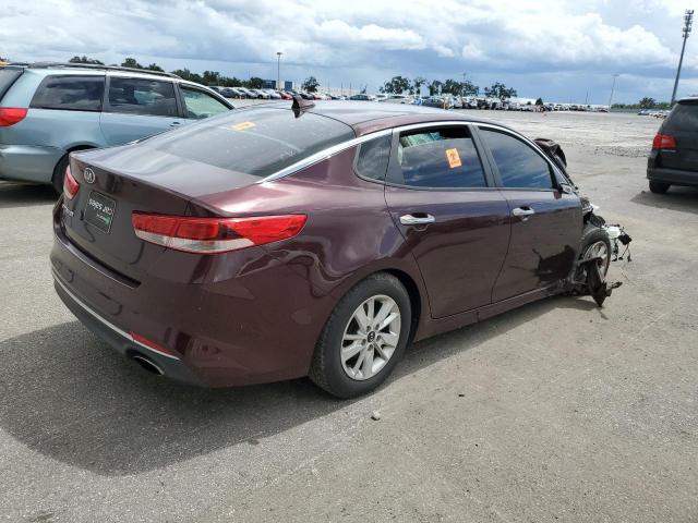 5XXGT4L31JG247501 - 2018 KIA OPTIMA LX BURGUNDY photo 3