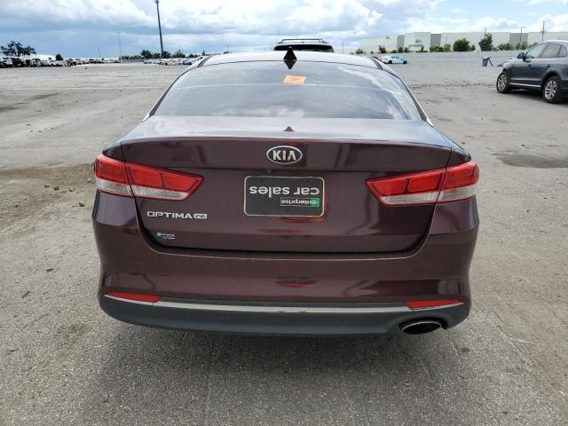 5XXGT4L31JG247501 - 2018 KIA OPTIMA LX BURGUNDY photo 6