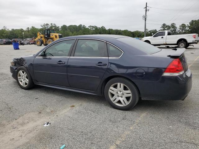 2G1WG5E30C1234307 - 2012 CHEVROLET IMPALA LT BLUE photo 2