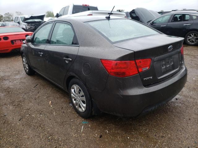 KNAFU4A27C5576940 - 2012 KIA FORTE EX GRAY photo 2