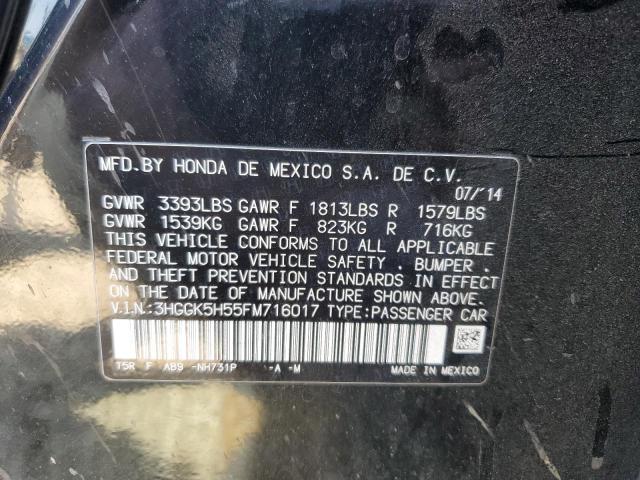 3HGGK5H55FM716017 - 2015 HONDA FIT LX BLACK photo 13