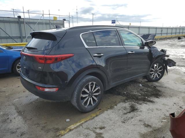 KNDPNCAC5K7612148 - 2019 KIA SPORTAGE EX BLACK photo 3