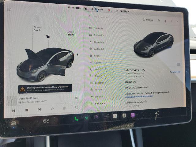 5YJ3E1EB6LF646132 - 2020 TESLA MODEL 3 Графитовый фото 9
