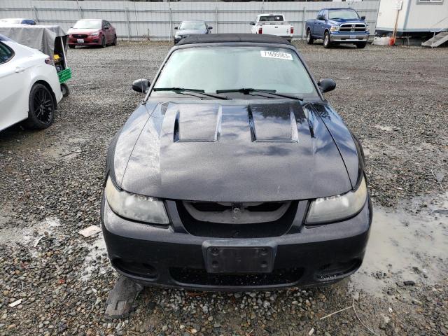 1FAFP49Y84F153787 - 2004 FORD MUSTANG COBRA SVT BLACK photo 5