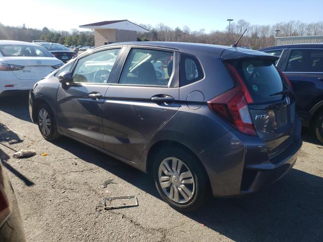 JHMGK5H5XGS013549 - 2016 HONDA FIT LX GRAY photo 2