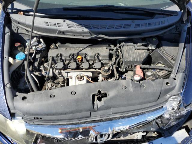 2HGFA16519H506740 - 2009 HONDA CIVIC LX BLUE photo 11