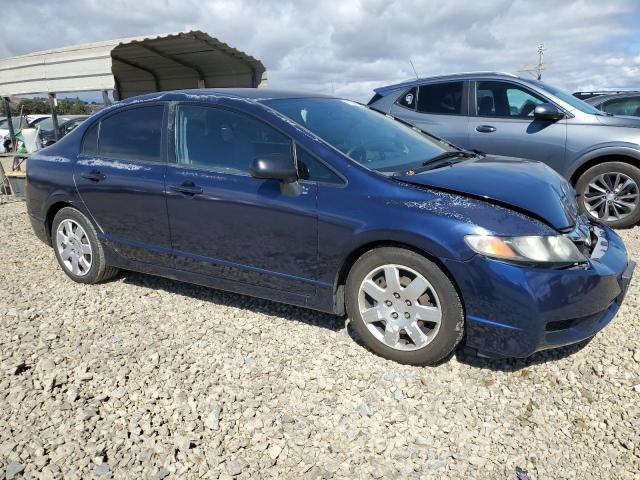 2HGFA16519H506740 - 2009 HONDA CIVIC LX BLUE photo 4