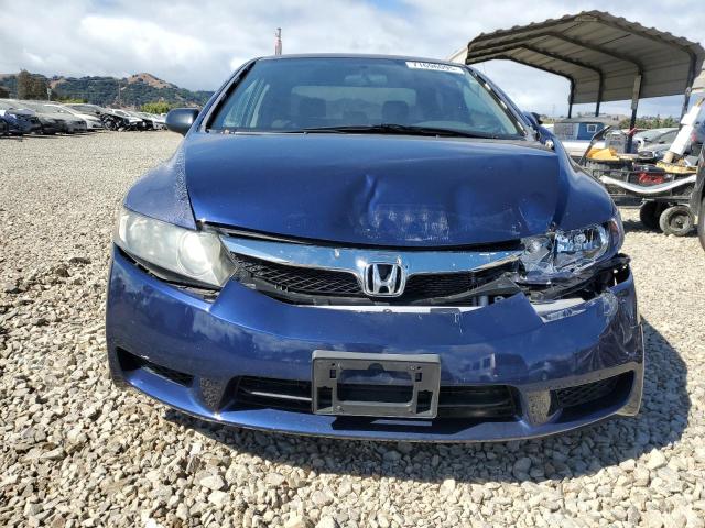 2HGFA16519H506740 - 2009 HONDA CIVIC LX BLUE photo 5