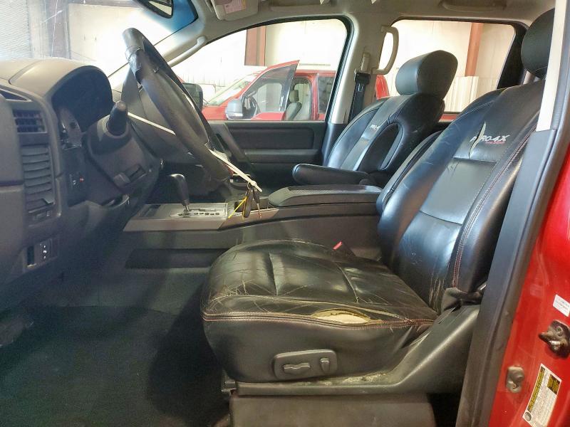 1N6BA07C68N309621 - 2008 NISSAN TITAN XE წითელი ფოტო 7
