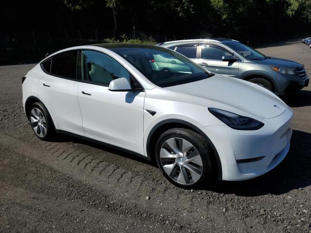 5YJYGDEE5MF202754 - 2021 TESLA MODEL Y 白色 照片 4