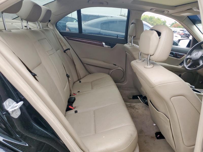 WDDGF8BB3BR139022 - 2011 MERCEDES-BENZ C 300 4MATIC BLACK photo 10
