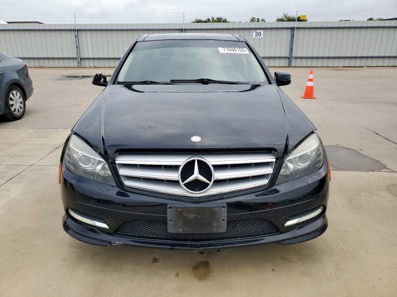 WDDGF8BB3BR139022 - 2011 MERCEDES-BENZ C 300 4MATIC BLACK photo 5
