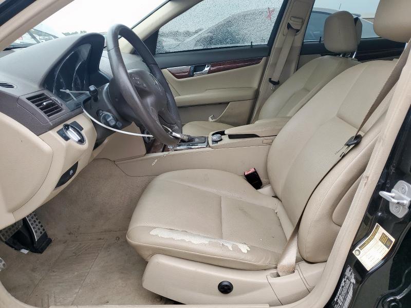 WDDGF8BB3BR139022 - 2011 MERCEDES-BENZ C 300 4MATIC BLACK photo 7