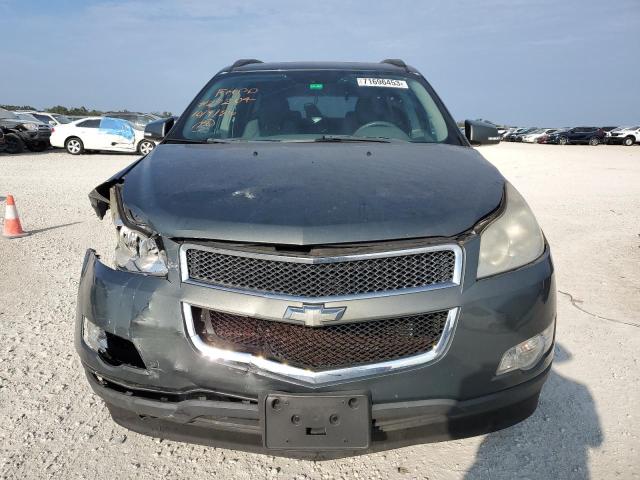 1GNKRGED3BJ162535 - 2011 CHEVROLET TRAVERSE LT GREEN photo 5