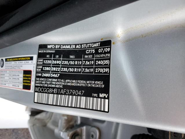 WDCGG8HB1AF379047 - 2010 MERCEDES-BENZ GLK 350 4MATIC SILVER photo 12