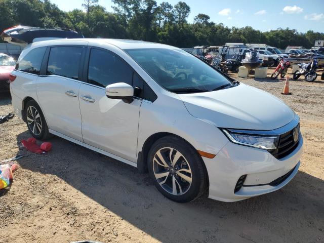 5FNRL6H86NB059199 - 2022 HONDA ODYSSEY TOURING Weiß Foto 4