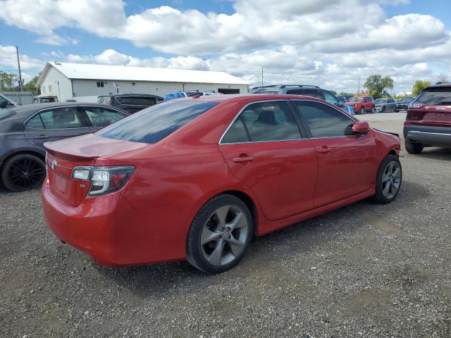 4T1BF1FK3CU582349 - 2012 TOYOTA CAMRY BASE RED photo 3