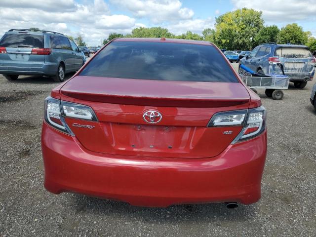 4T1BF1FK3CU582349 - 2012 TOYOTA CAMRY BASE RED photo 6