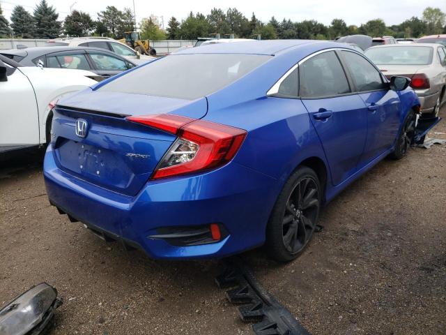 19XFC2F88KE010053 - 2019 HONDA CIVIC SPORT 蓝色 照片 3